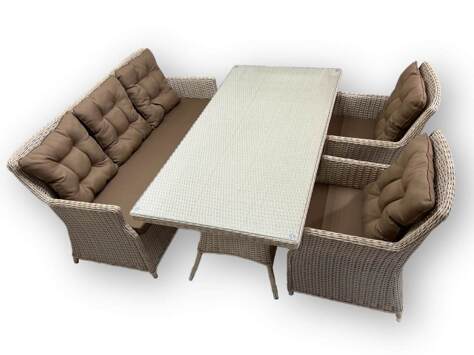 Обеденный комплект из искусственного ротанга Palermo