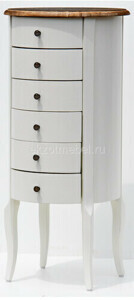 Комод высокий круглый 6 ящиков Marsel H826 (H03+M01)