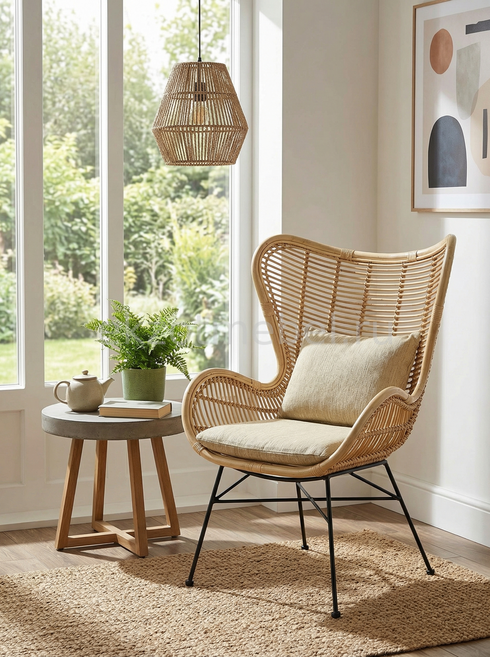 Кресло из ротанга Jacobs Natur
